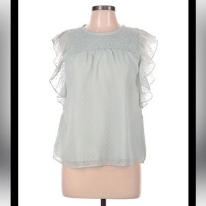 Ann Taylor Loft Sea foam Green Blouse | NWT